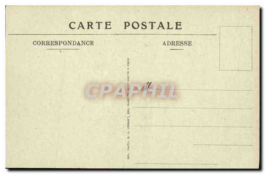 CPA Basilique du Sacre Couer de Montmartre Le Choeur et le Maitre Autel — Rückseite