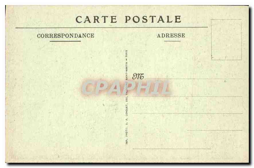 CPA Paris Basilique du Sacre Couer Le Maitre Autel — Rückseite