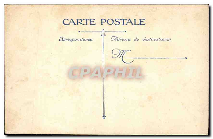 CPA Paris Avenue des Champs Elysees — Rückseite