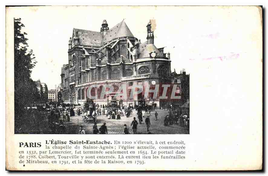 CPA Paris L'Eglise Saint Eustache