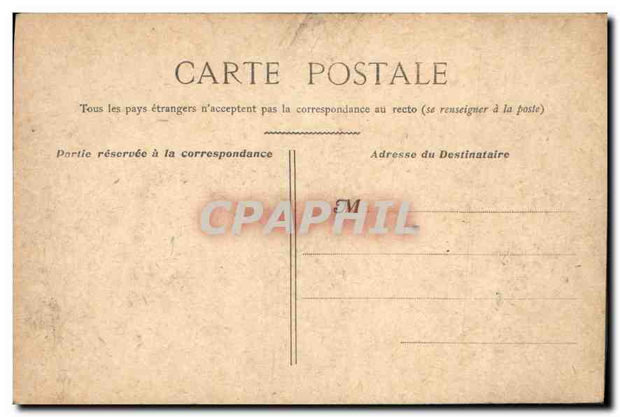 CPA Paris Le Dome des Invalides — Rückseite