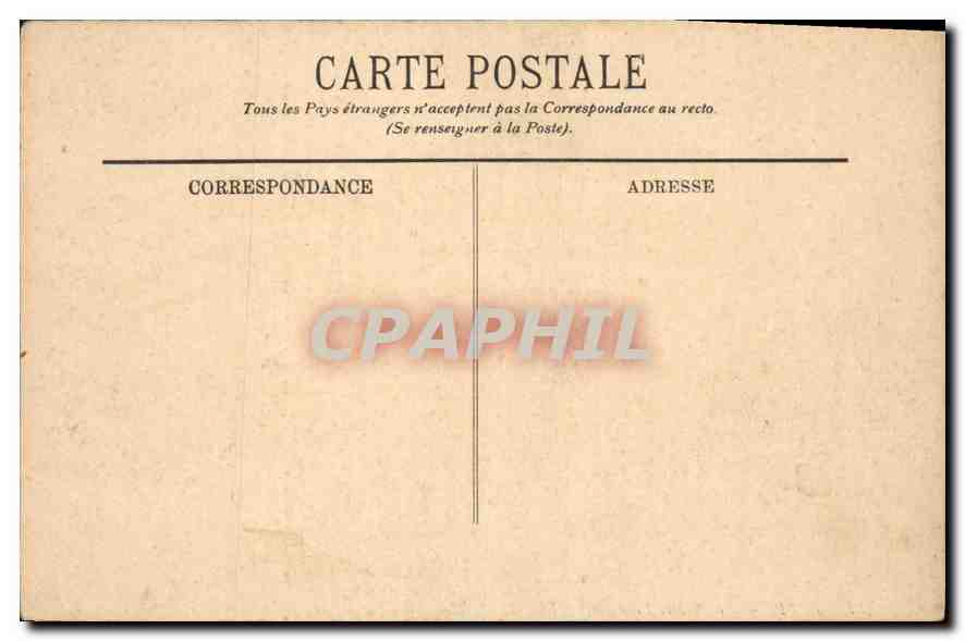CPA Paris Le Theatre Francais — Rückseite