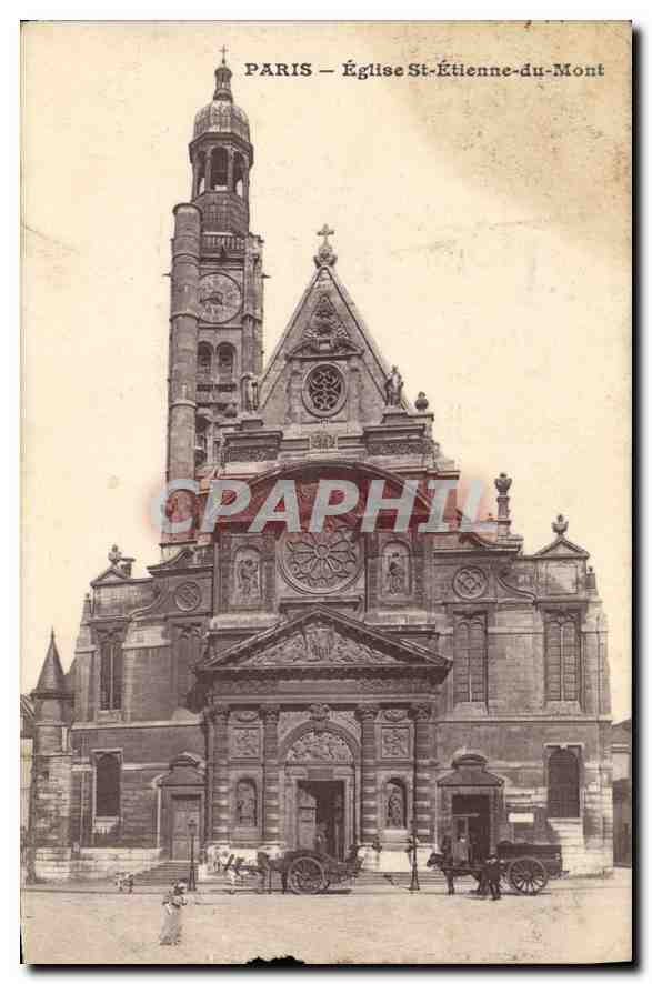 CPA Paris Eglise St Etienne du Mont