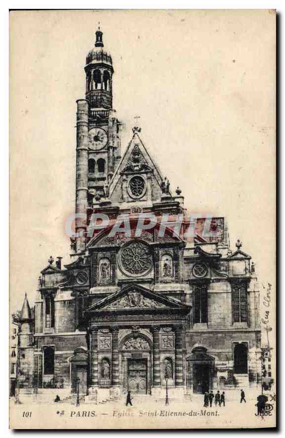 CPA Paris Eglise Saint Etienne du Mont