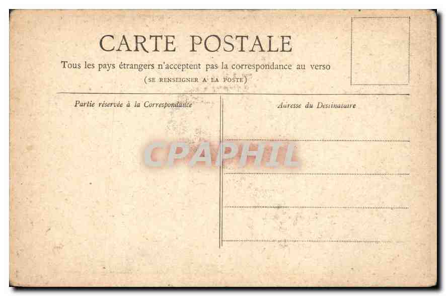 CPA Paris Notre Dame — Verso