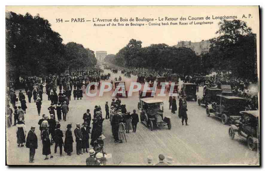CPA ParisL'Avenue du Bois de Boulogne