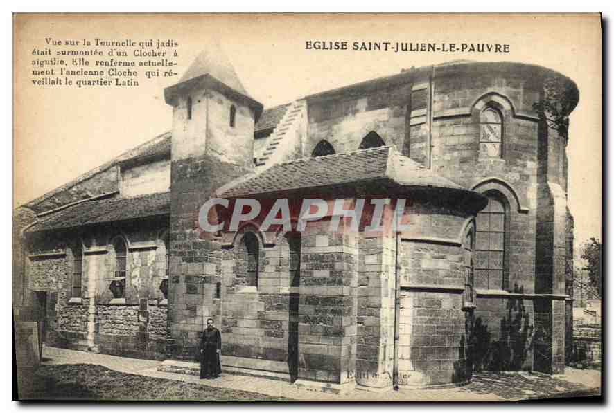 CPA Eglise St Julien le Pauvre