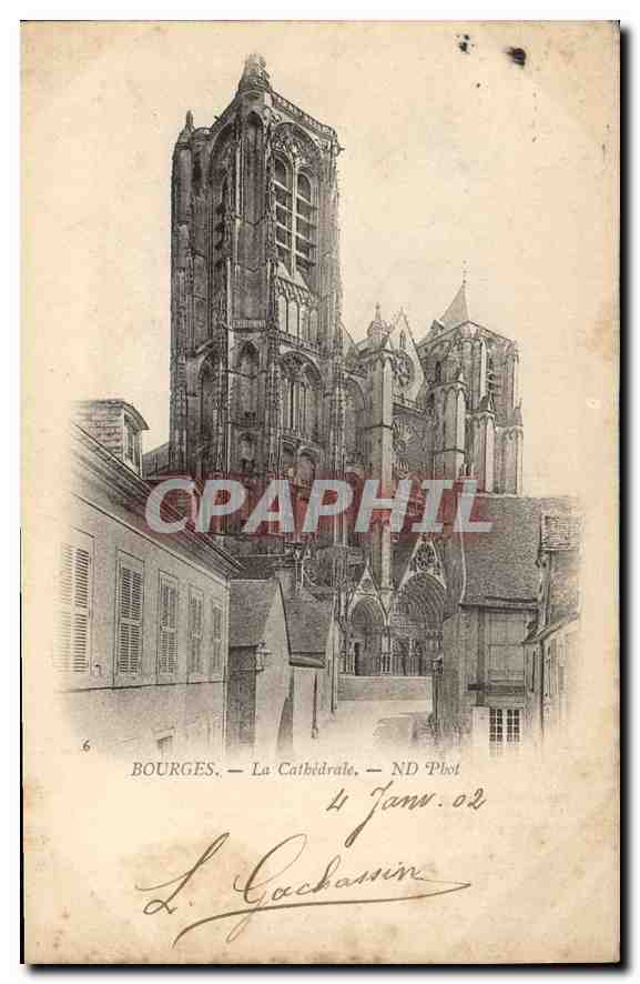 CPA Bourges La Cathedrale