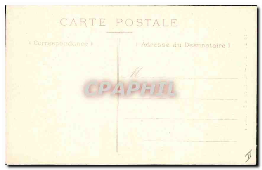 CPA Bourges Abside de la Cathedrale — Rückseite