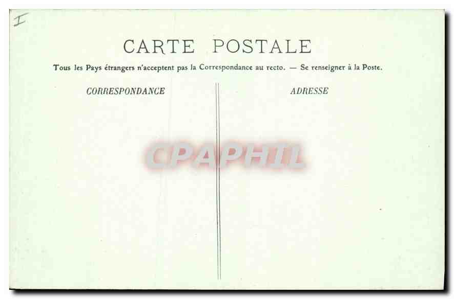 CPA Bourges Vue prise de la Cathedrale — Rückseite