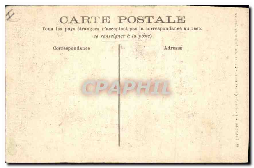 CPA Bourges Palais Jacques Coeur Entree du Palais de Justice — Rückseite