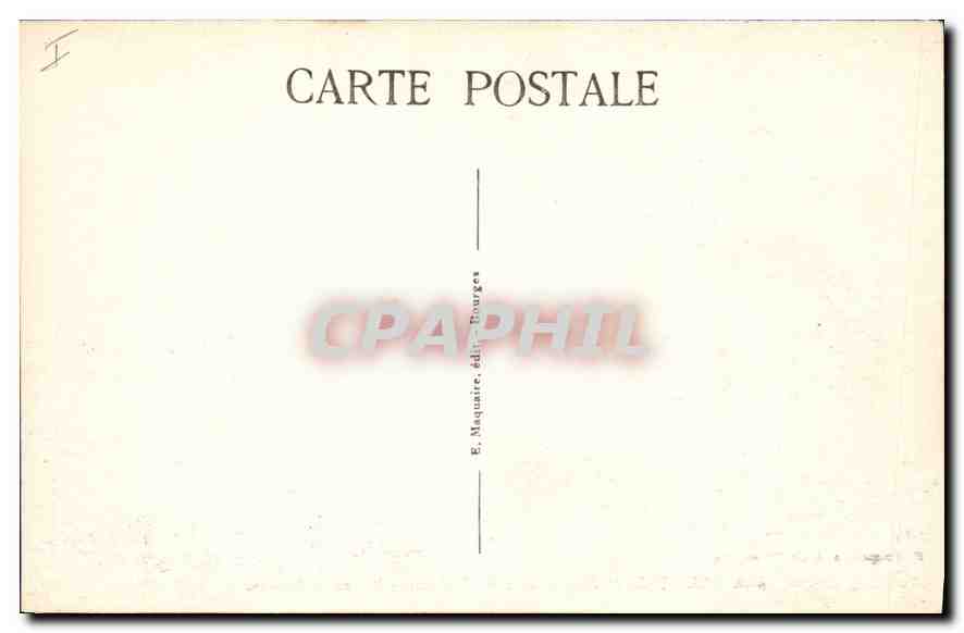 CPA Bourges Jardin des Pres Fichaux Vases de Sevres — Rückseite