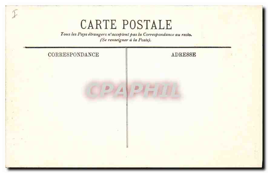 CPA Bourges Coeur du Palais Jacques Coeur — Rückseite