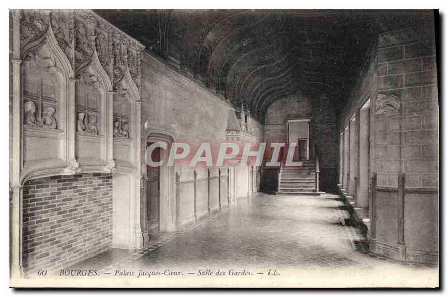 CPA Bourges Palais Jacques Coeur Salle des Gardes