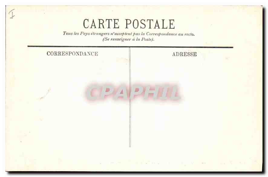 CPA Bourges Palais Jacques Coeur Salle des Gardes — Rückseite