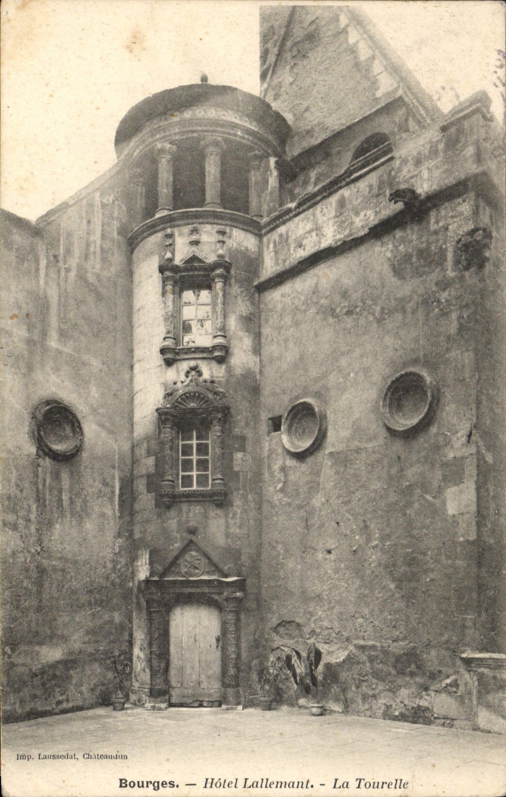 CPA Bourges Hotel Lallemant La Tourelle