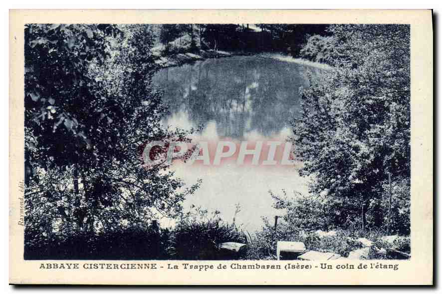 Abbaye Cistercienne - La Trappe de Chambaran (Isère) - Un coin de l'étang — Raymond édit.