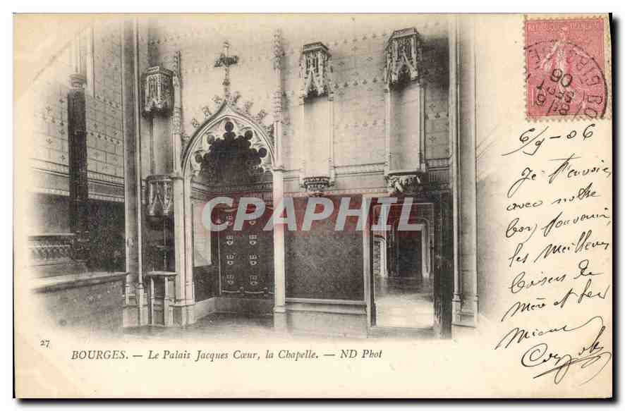 CPA Bourges Le Palais Jacques Coeur La Chapelle