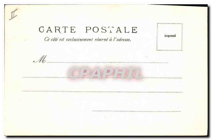 CPA Rouen Ile Lacroix — Rückseite