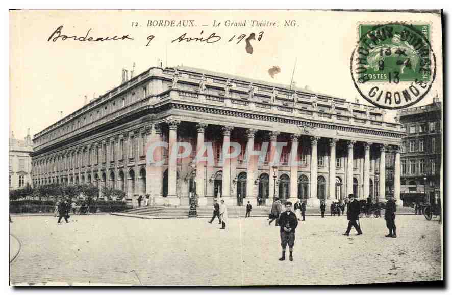 CPA Bordeaux Le Grand Theatre