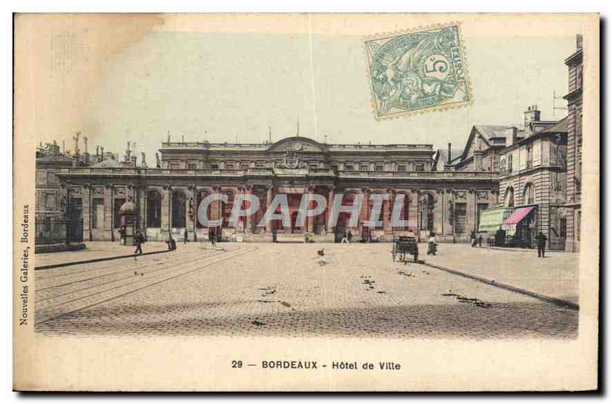 CPA Bordeaux Hotel de Ville