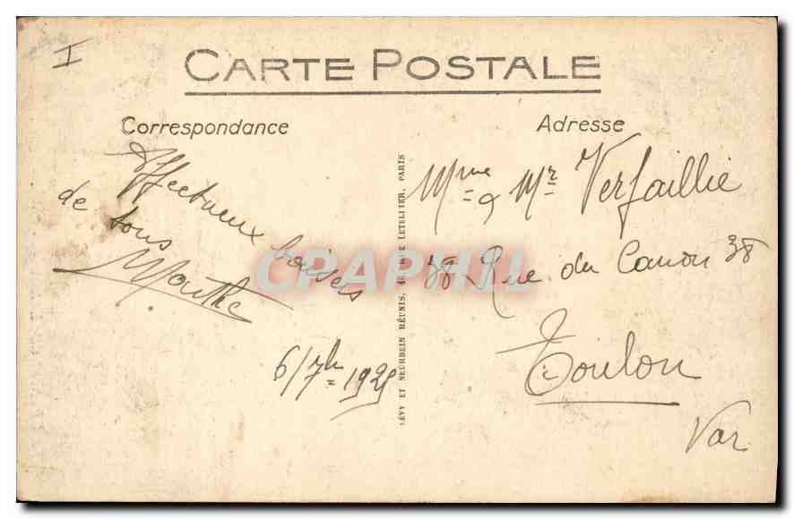 La Grande Chartreuse — Chapelle Saint-Bruno — Édition de l'Hôtel du Grand Som, n°8 — Rückseite