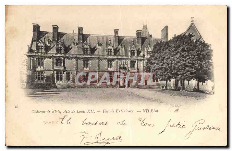 CPA Chateau de Blois Aile de Louis XII Facade Exterieure