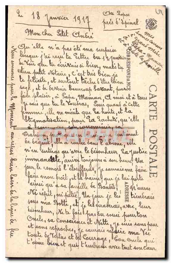 CPA Alsace Vue d'ensemble de Guebwiller (Haute Alsace) — Rückseite