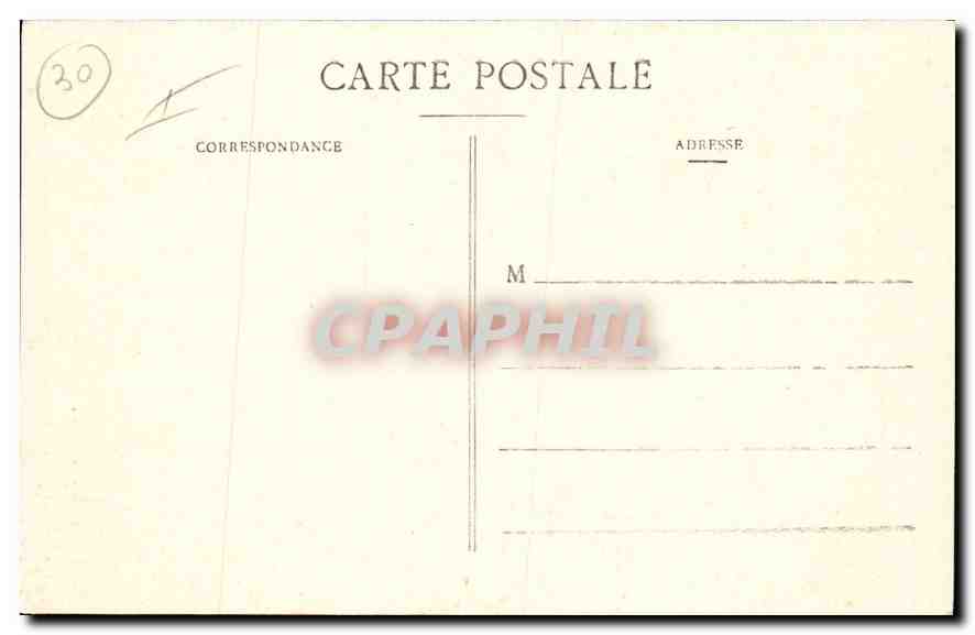 CPA Villeneuve les Avignon La Tour Philippe le Bel — Verso