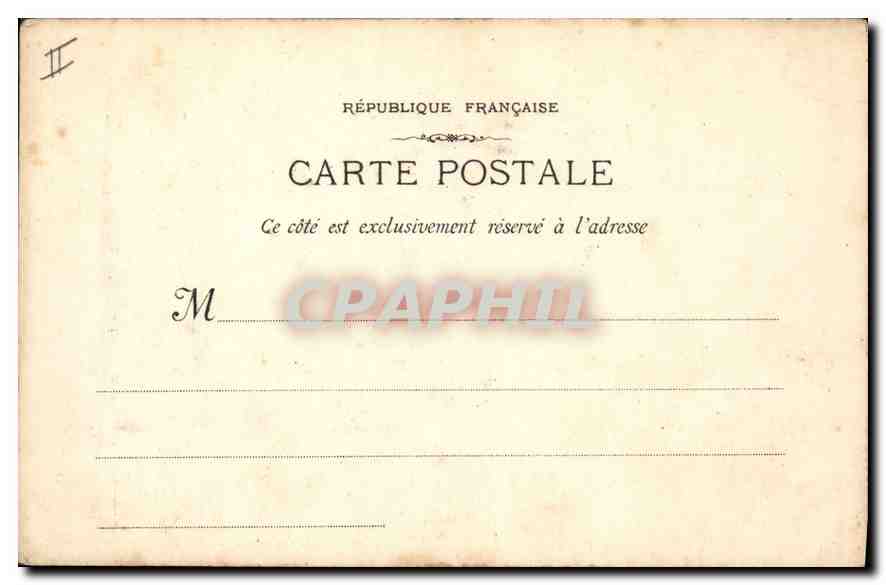 CPA Villeneuve les Avignon Le Beffroi & l'Eglise — Verso