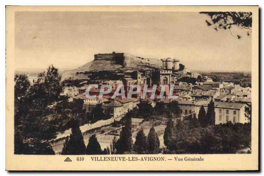 CPA Villeneuve les Avignon Vue Generale