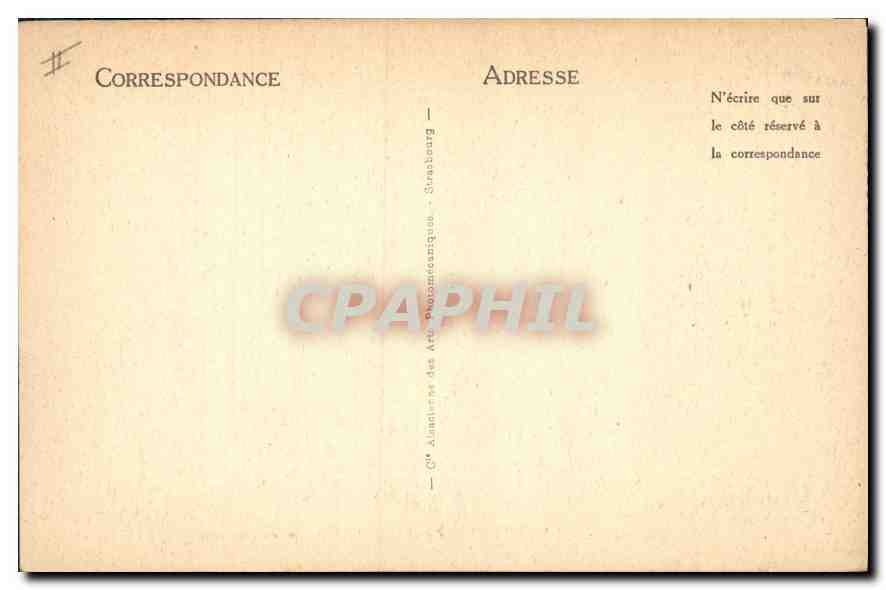 CPA Villeneuve les Avignon Vue Generale — Verso
