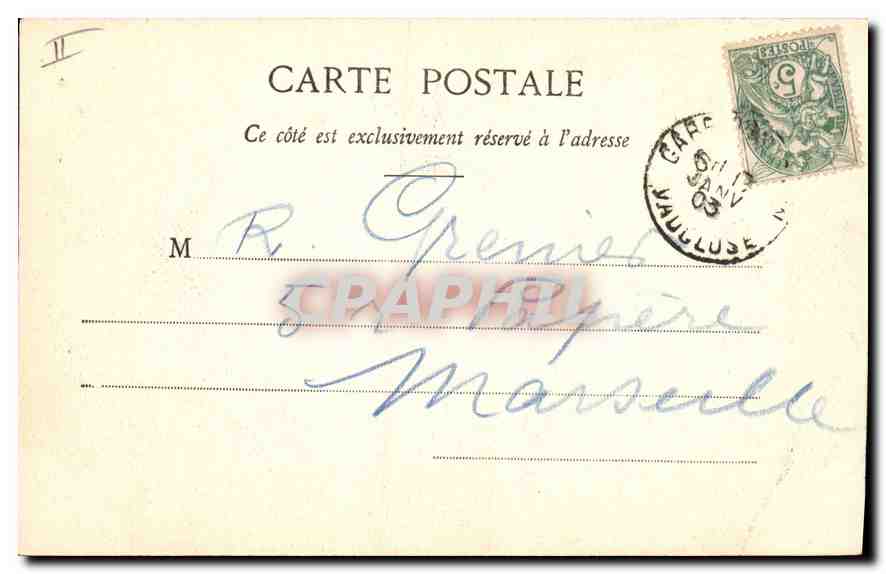 CPA Villeneuve les Avignon Porte Moyen Age Fort St Andre — Verso