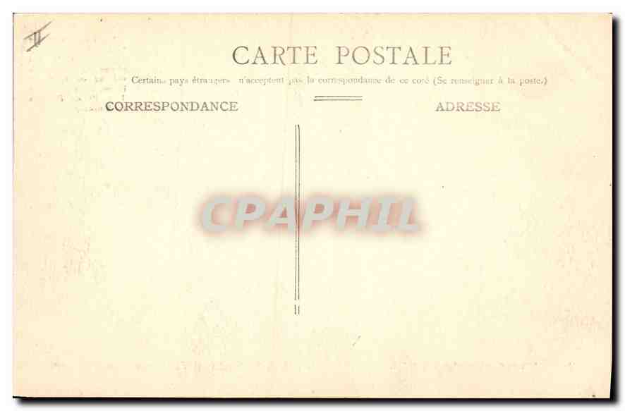 CPA Villeneuve les Avignon Fort St Andre — Verso