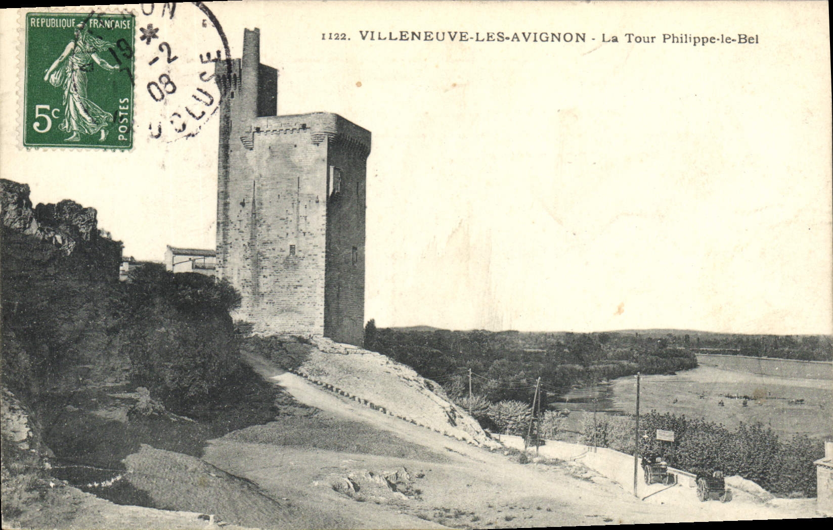 CPA Villeneuve les Avignon La Tour Philippe le Bel