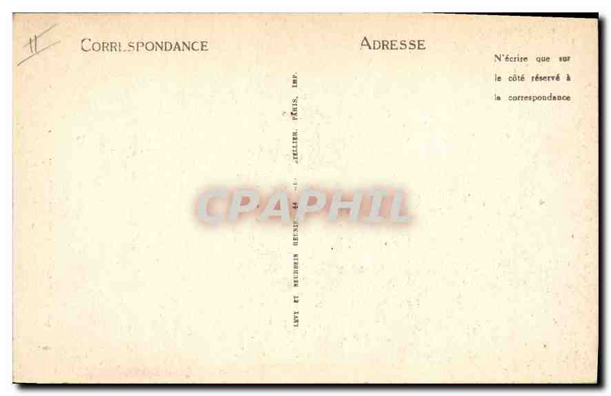 CPA Villeneuve les Avignon Les Bords du Rhone et Tour Philippe le Bel — Verso