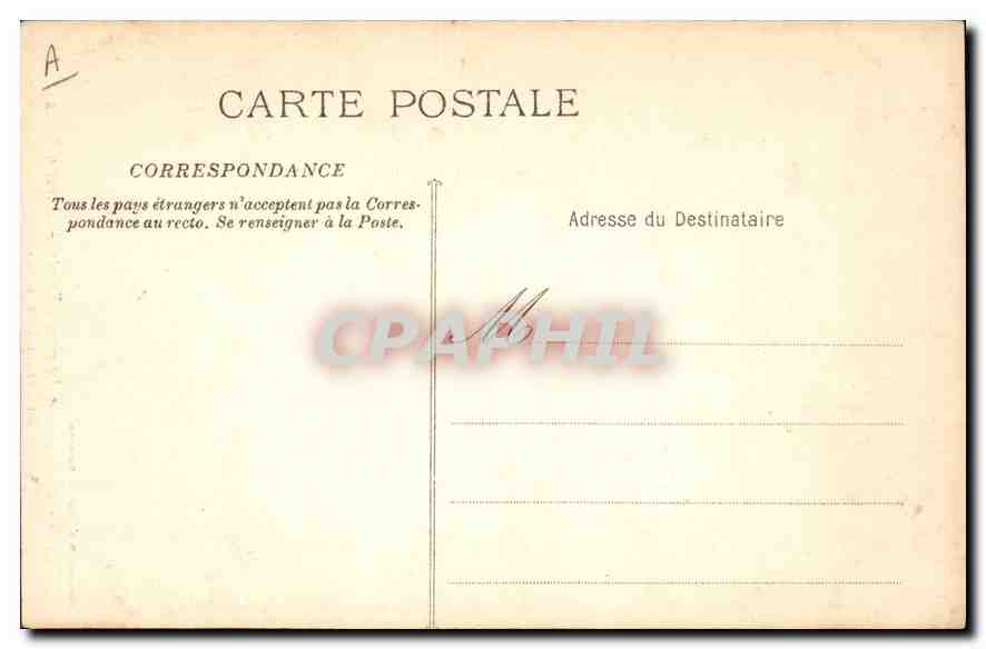CPA Villeneuve les Avignon Entree de l'Ancien Palais du Cardinal de Turin — Verso