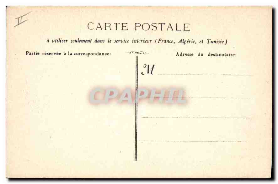 CPA Villeneuve les Avignon Le Fort St Andre — Verso