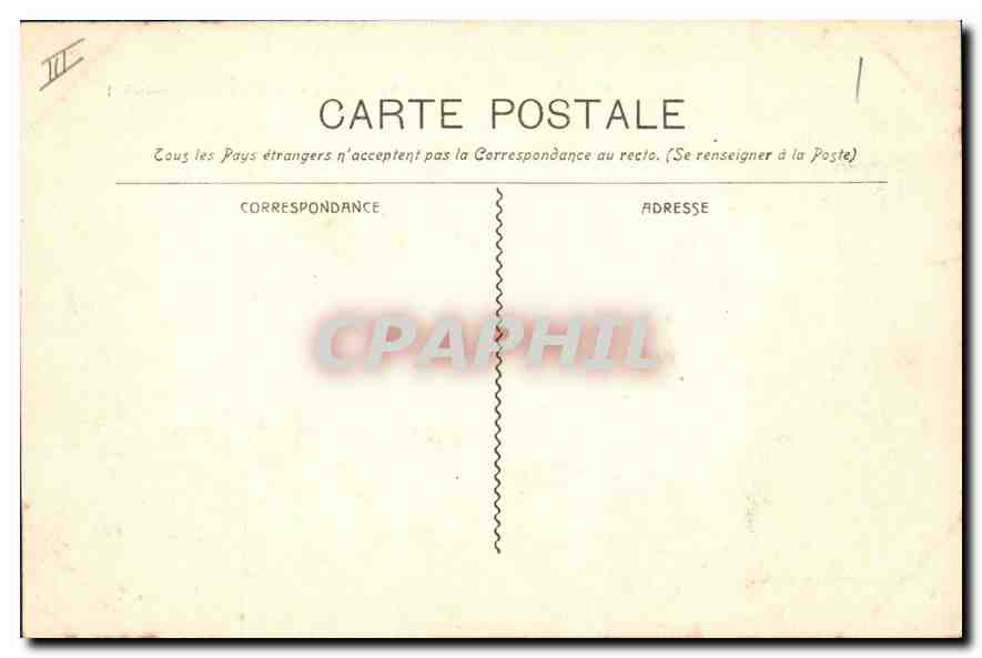 CPA Villeneuve les Avignon La Tour Philippe le Bel — Verso