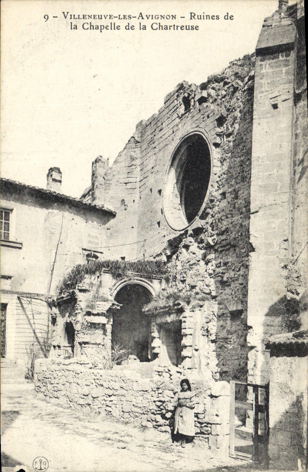 Villeneuve-lès-Avignon — Ruinen der Kapelle der Chartreuse — Verleger F.98