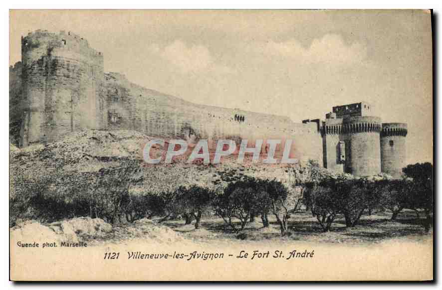 CPA Villeneuve les Avignon Le Fort St Andre