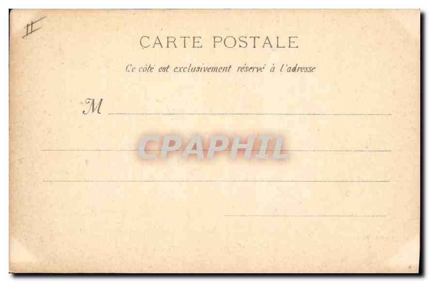CPA Villeneuve les Avignon Le Fort St Andre — Verso