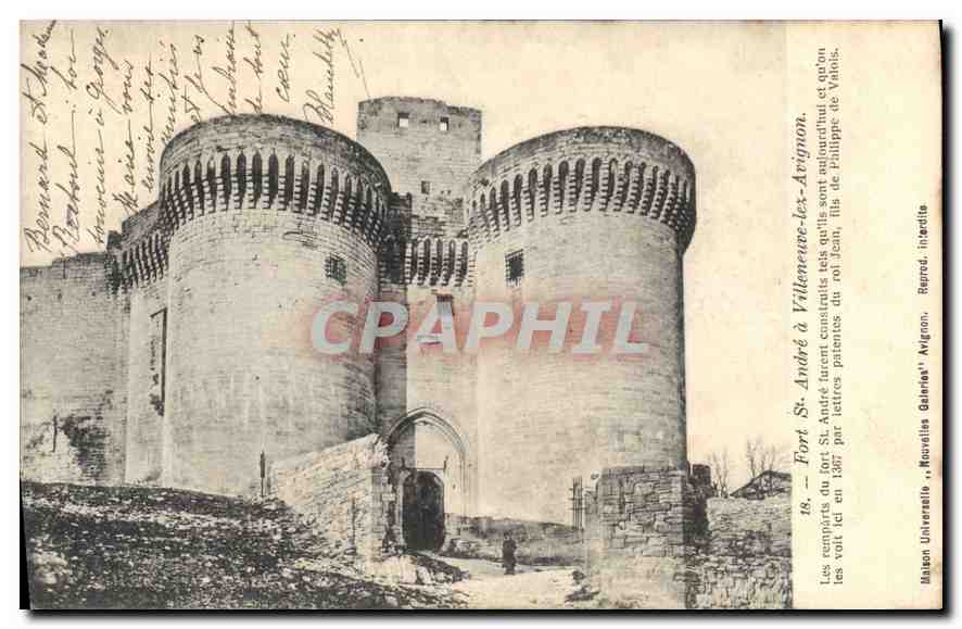 CPA Villeneuve les Avignon Fort St Andre
