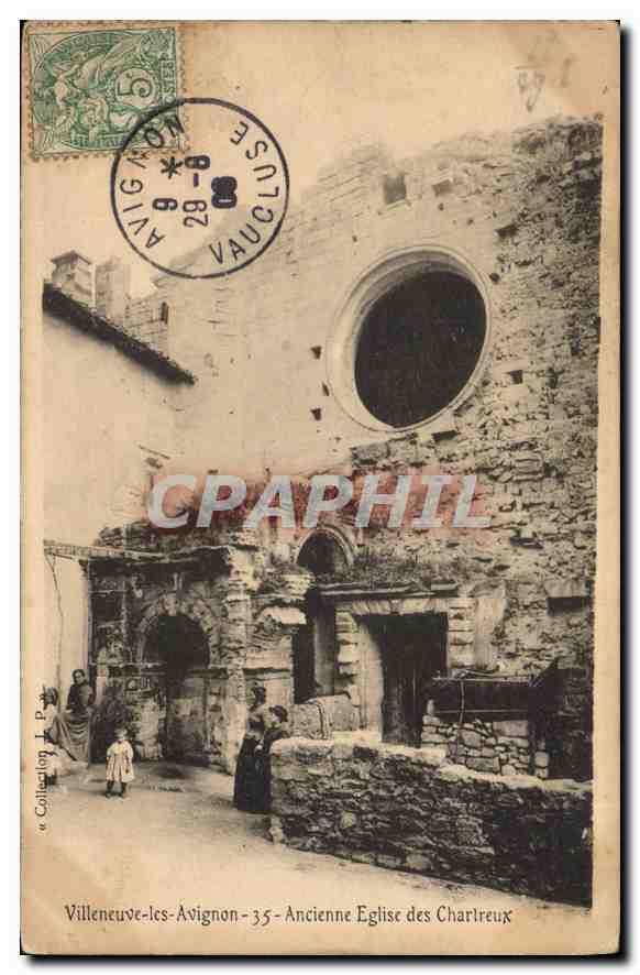 CPA Villeneuve les Avignon Ancienne Eglise des Chartreux