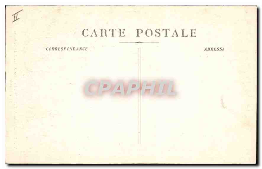 CPA Villeneuve les Avignon Le Siege Abbatial de St Andre — Verso
