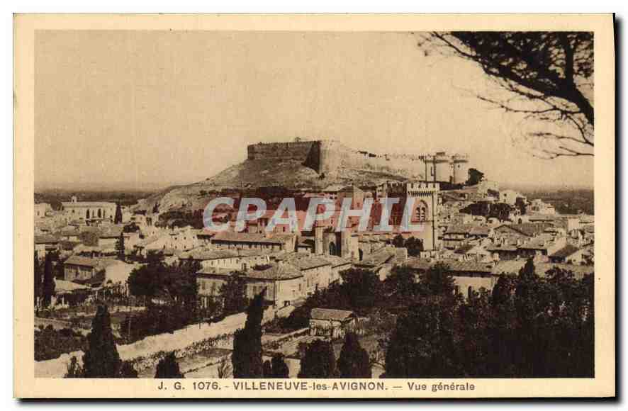 CPA Villeneuve les Avignon Vue generale