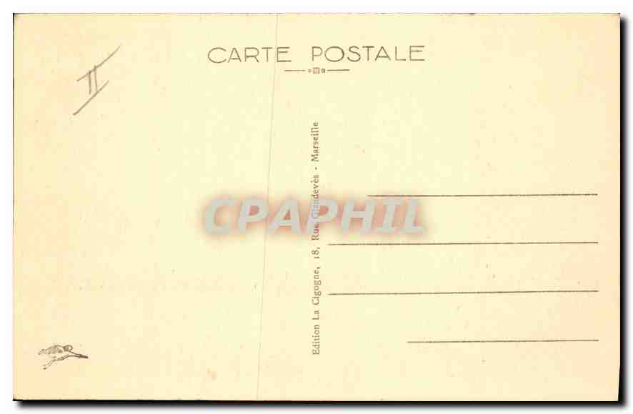 CPA Villeneuve les Avignon Vue generale — Verso