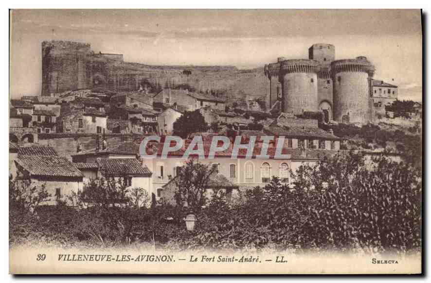 CPA Villeneuve les Avignon Le Fort St Andre