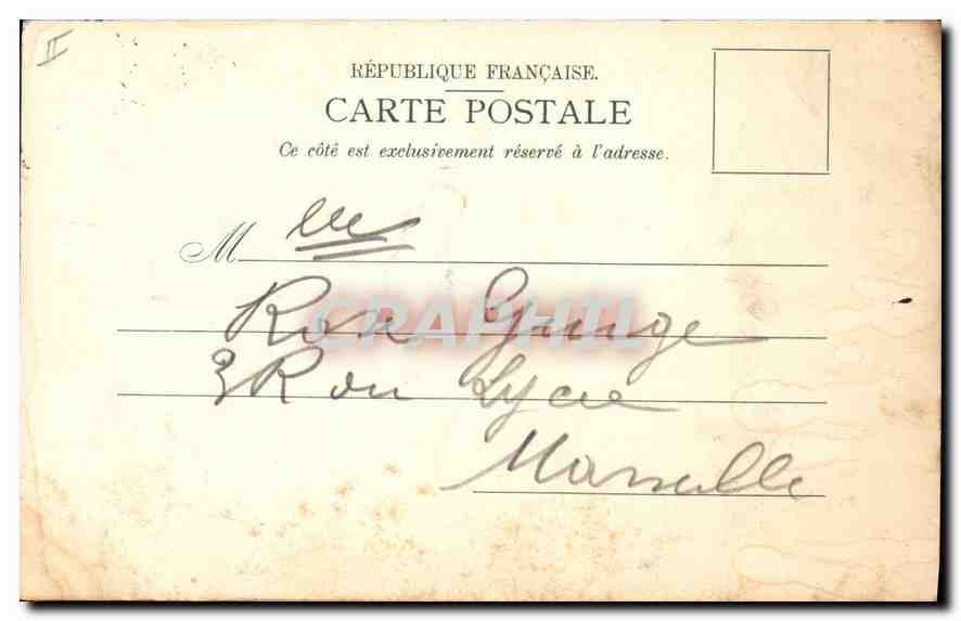 CPA Villeneuve les Avignon Les Chartreux — Verso