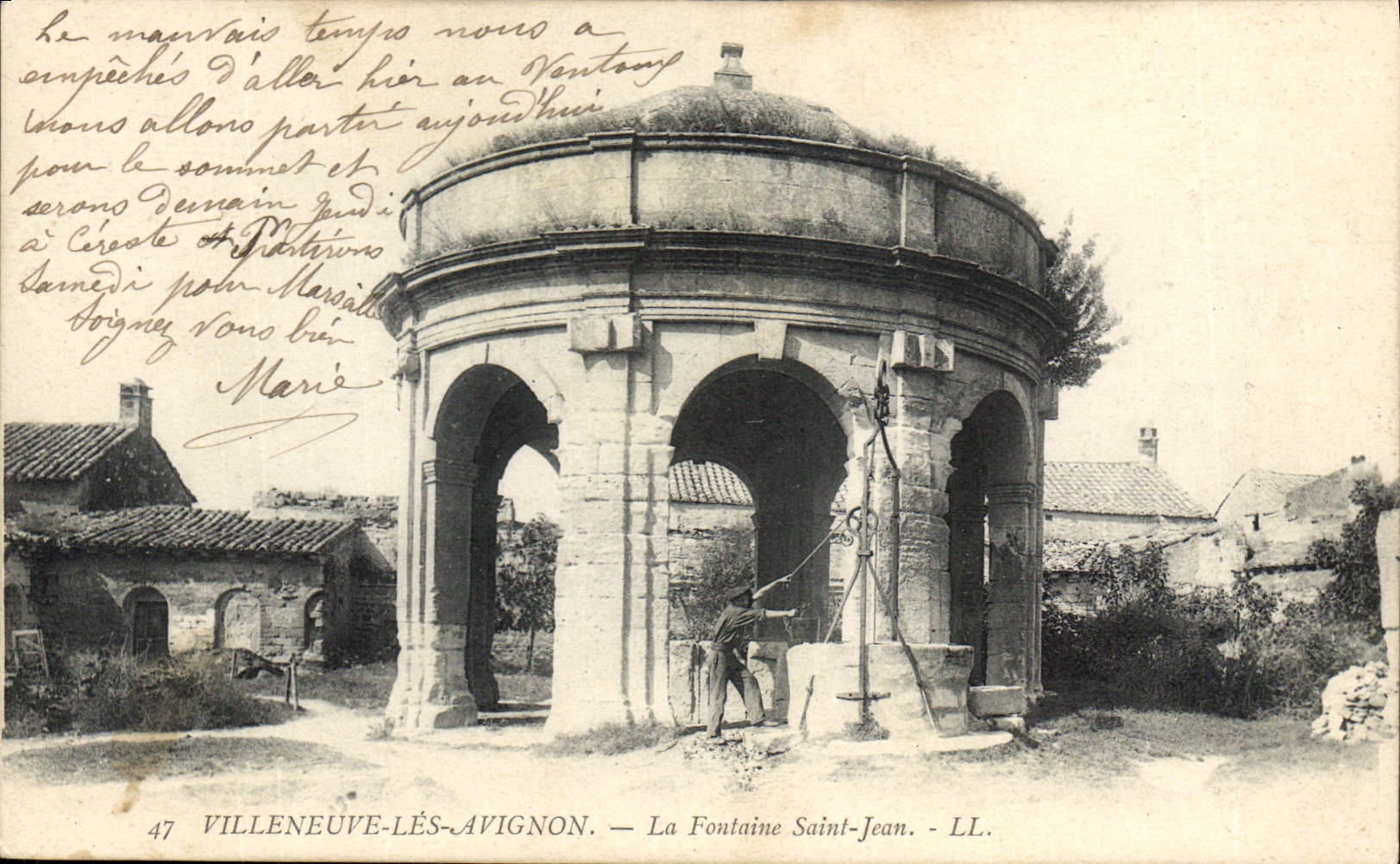Villeneuve-lès-Avignon — La Fontaine Saint-Jean — LL. — 47